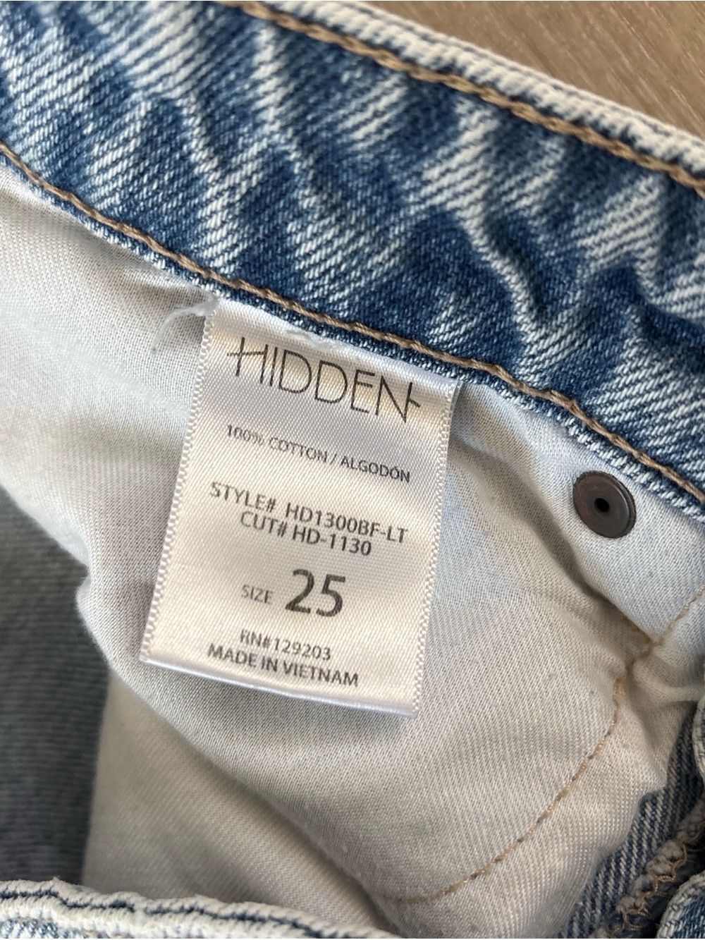 Altar’d state size 25 high-waisted blue denim jeans - Picture 3 of 7